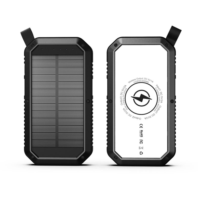 Banca di energia solare 20000mAh impermeabile